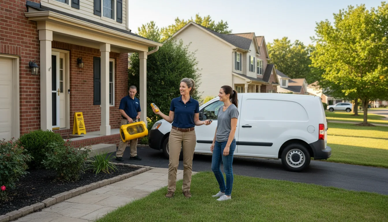 Water restoration image for Emergency Water Removal Services in Talco, TX